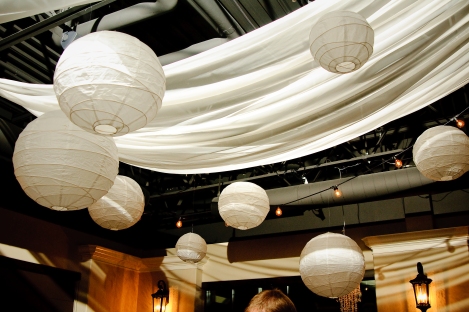 Chinese Lanterns hung from the ceiling 75